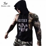 Seven Joe.Bodybuilding Stringer Hoodies Stringer Hoodie Fitness Brand Tank Top Men Clothing Cotton Pullover Hoody