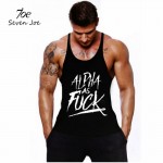 Seven Joe.Men Tank Top Thin Strap Fitness Men  Body Bodybuilding Stringer Singlets Suit T-shirt Cotton Shirt