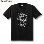 SexeMara free shipping line drawing Touhou Project Cirno ZUNSOFT ZUN sitcoms couple clothes man men male  T-shirt