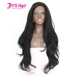 Sexy Synthetic Lace Front Wigs For Women Natural Black Long Body Wave Fluffy Sintetico Perruque Peruca Front Lace Femmle Wig 