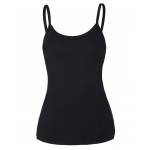 Sexy Women Tops Elastic Cotton Black White Casual Tank Top 2017 Summer Camis Supersoft Plus Size Camisole Top Cropped Feminino