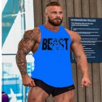 Sexy gymtank top New Bodybuilding Golds  Singlet  Skull NO PAIN NO GAIN Fitness Muscle Men Tight Workout Tank top musculation