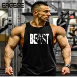 Sexy gymtank top New Bodybuilding Golds  Singlet  Skull NO PAIN NO GAIN Fitness Muscle Men Tight Workout Tank top musculation