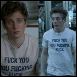 Shameless T-shirt LIP Fuck You Fucking Letter Tops Men's Clothing Cotton T Shirt Short Sleeve Jeremy Allen White Casual Men Tees