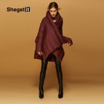 Shegetit Women Plus Size Down Parka 2016 Winter Warm Snow Jacket Women Cloak Outerwear 85% Duck Down Jacket Female Coat Women