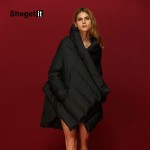 Shegetit Women Plus Size Down Parka 2016 Winter Warm Snow Jacket Women Cloak Outerwear 85% Duck Down Jacket Female Coat Women