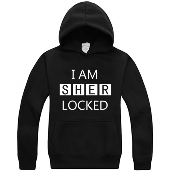 Sherlock pullover with a hood sweatshirt male women's outerwear men's fashion  autumn-winter hoody  for men