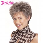 Short Wavy Pixie Cut Wigs For Black Women Heat Resistant Synthetic Wigs Female Wig Short Gray Wigs Lolita African American Hair