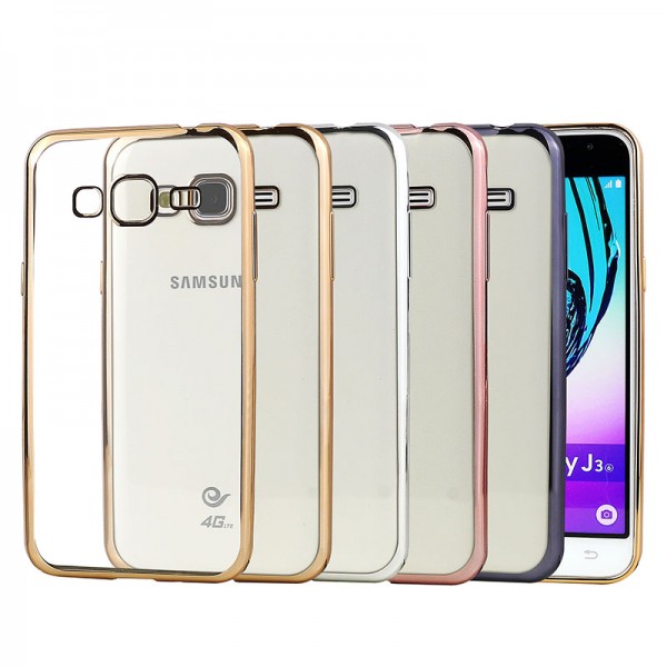 Silicone A3 A5 Case For Samsung Galaxy J3 2016 A3 J5 J1 Ace J7 Cover Transparent Soft TPU Ultra Thin Plating Case For Samsung J5