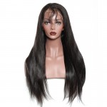 Silk Straight Lace Front Human Hair Wigs 250% Density Full Lace Human Hair Wigs For Black Women Brazilian Virgin Hair Wig