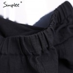 Simplee Apparel Sexy off shoulder cotton black dresses women Sexy hollow out flare sleeve girl dress Summer beach dress vestidos