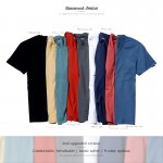 Simwood Brand Clothing Cotton O-neck Men's T-shirts Camisas Masculinas Fashion Solid Slim Fit Crew Neck Simple Top Tees TD1073