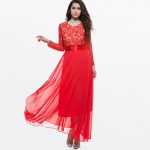 Sisjuly Women Summer Dress Chiffon Lace Maxi Dress Floor Length Wedding Party Dresses Luxury Elegant Long Sleeve Dresses