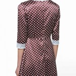 Sisjuly lace women dress polka dot fashion party dress vestido de festa elegant work dress sleeves style elegant women dresses