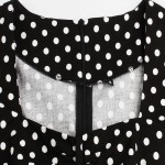 Sisjuly style vintage dress black polka dot party dresses a line 1950s retro rockabilly pin up dress vestido 2017 vintage dress