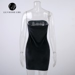 Slash Neck Black Velvet Sheath Dress Women Winter Party Off Shoulder 2016 Elegant Pencil Bodycon Ladies Mini Dress Vestidos