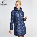 Snow Classic Female Winter Jacket 2016 Very Warm Winter Coats Hooded Jacket Parka Womens Quilted Coat close-out stock 14392