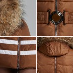 Snowclassic Winter Jacket Women Parka With Real Raccoon Fur Hood Jacket Women Winter Down Coat close-out stock 12044