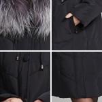 Snowclassic Women's Winter Jacket 2016 Female Plus Size 6xl Jacket Real Fox Fur Collar duck Down Jacket 12079