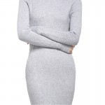 Sparsil Women Winter Cashmere Blend Turtleneck Long Dress Autumn Lady Sexy Club Dresses Elegant Female Evening Party Vestido