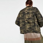 Spring 2017 camouflag embroidery bomber jacket women basic coats military baseball outwear jaquetas plus size