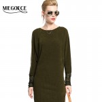 Spring Autumn Tops Long Sleeve Sweater Dress Women Stylish Office Lady Elegant Pullovers High Quality MIEGOFCE New Collection