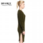 Spring Autumn Tops Long Sleeve Sweater Dress Women Stylish Office Lady Elegant Pullovers High Quality MIEGOFCE New Collection