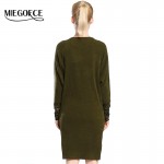 Spring Autumn Tops Long Sleeve Sweater Dress Women Stylish Office Lady Elegant Pullovers High Quality MIEGOFCE New Collection