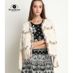 Spring Jacket Women 2017 Runway Luxury Brand Tweed Jackets For Women 