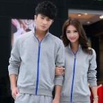 Spring and autumn fat XL lovers'suits suit fat cotton jacket trousers sportswear Pangge male tide Jacket and trousers