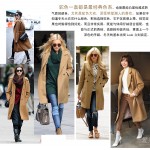 Star Same Style,Women Long-Style Wool Overcoat,High-grade Double-sided Australia Woolen Coat,Big Collar,Big Yards,Slim Outwear