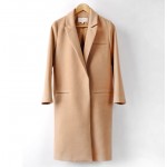 Star Same Style,Women Long-Style Wool Overcoat,High-grade Double-sided Australia Woolen Coat,Big Collar,Big Yards,Slim Outwear