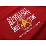 Star Trek II T Shirt Men Short Sleeve Cotton 6.2oz Tee Shirt Homme O-neck Black Red S-3XL Printed Starfleety Academy Novelty Top