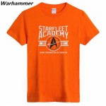 Star Trek II T Shirt Men Short Sleeve Cotton 6.2oz Tee Shirt Homme O-neck Black Red S-3XL Printed Starfleety Academy Novelty Top