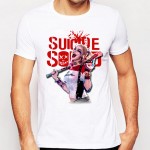 Suicide Squad T Shirt Harley Quinn T-shirt Joker Cool Novelty Funny Hip Hop Pop Tshirt Style Men Printed Fashion Hepeep Tee