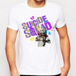 Suicide Squad T Shirt Harley Quinn T-shirt Joker Cool Novelty Funny Hip Hop Pop Tshirt Style Men Printed Fashion Hepeep Tee