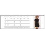 Summer Dress  women dress Eliacher Brand Plus Size Casual Female clothing Solid and Loose dresses Short O-Neck