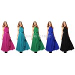 Summer Dress 2016 Women Irregularity Ball Gown Sleeveless Ciffon Maxi Dresses Temperament Strapless Sexy Long Formal Dress XL