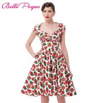 Summer Dress 2017 Vintage Rockabilly Dresses Jurken 60s 50s Vintage Big Swing Floral Pinup Short Long Audrey Hepburn Dresses