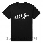 Summer Fashion Evolution Motocross T Shirts Men Short Sleeve Cotton T-shirt Funny Dirtbike Clothing