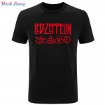 Summer Fashion Led Zeppelin Rock Zoso Band T Shirts Short Sleeve Men Hip-hop T-shirt Letter Printed Mens More size and color