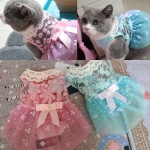 Summer Puppy Wedding Dress Princess Skirt for Dog Clothes Pink Luxury Puppy Cat Dresses Lovely Spring Pet Products 25