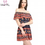 Summer Women Off Shoulder Dress Sexy Robes Large Size Boho Kylie Vestidos Ukraine Beach dress