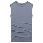 Summer new linen men sleeveless t-shirt casual men's tank vest Loose Men Tank Top Fitness Singlets Brand Cotton Mens T-Shirt