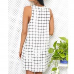 Summer style black and white dress   causal plus size women clothing chic elegant sexy fashion geometric print dresses