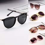 Sun Glasses for Women Men Retro Round Eyeglasses Metal Frame Leg Spectacles 5 Colors Sunglasses