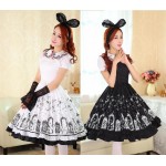 Support Dance Women Sweet Lolita Dress With Beautiful Print L17