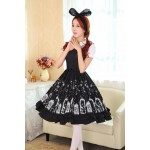 Support Dance Women Sweet Lolita Dress With Beautiful Print L17