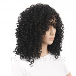 Synthetic Wig Women Hairstyle Afro Wigs for Black Women Long Kinky Curly Synthetic Black Wig Natural Cheap Hair Wig