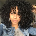 Synthetic Wig Women Hairstyle Afro Wigs for Black Women Long Kinky Curly Synthetic Black Wig Natural Cheap Hair Wig